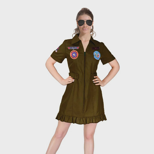 LADIES FIGHTER PILOT LADY COSTUME